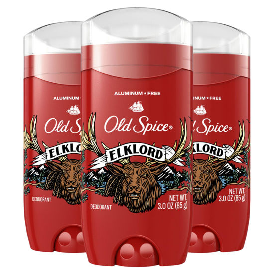 Picture of Old Spice Aluminum Free Deodorant for Men, ElkLord, 48 Hr. Protection, 3.0oz (Pack of 3)