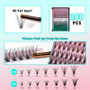 Picture of VAVALASH DIY Lash Extension Kit Individual Cluster Lashes Kit with 280 PCS 10-16mm Mix Lash Clusters Lash Bond and Seal, Lash Remover, Lash Applicator for DIY Eyelash Extensions at Home（Kit-20D+30D）