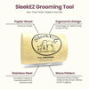 Picture of SleekEZ Cat Grooming Brush - Deshedding Tool for Indoor Cats, Hair Remover, Shedding Reducer