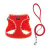 Picture of AMTOR Dog Harness with Leash Set,No Pull Adjustable Reflective Puppy Harness with Padded Vest for Extra-Small/Small Medium Large Dogs and Cats(Red,XL)