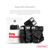 Picture of Pet Parents Premium Washable Dog Diapers & Extendrs, (3pack) of Dog Diapers Female & Male Dog Diapers, Doggie Diapers Color: Black, Size: Extra Small Dog Diapers