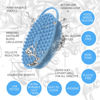 Picture of Avilana Exfoliating Silicone Body Scrubber - Hygienic Shower Loofah Sponge Alternative for Deep Clean & Soft Skin