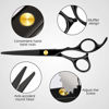 Picture of Professional Home Hair Cutting Kit Home Haircutting Scissors Barber Salon Home Thinning Shears Kit with Comb Case for Men Women Black