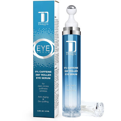 Picture of Caffeine Eye Cream for Dark Circles: Under Eye Cream Morning Skincare - Daily Eye Serum for Eyelids Puffiness