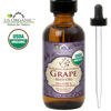 Picture of US Organic Grape Seed Oil, USDA Certified Organic, 100% Pure & Natural, Cold Pressed Virgin, Unrefined, in Amber Glass Bottle w/Glass Eye dropper for Easy Application (2 oz (56 ml))