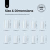 Picture of Beetles Gel Nail Kit Easy Nail Extension Set 500Pcs Pre shaped Short Square False Nail Tips with 5 in 1 Mutipurpose Glue Gel Base Uv Led Nail Lamp for Nail Art Diy Home