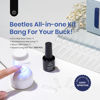 Picture of Beetles Gel Nail Kit Easy Nail Extension Set with 500Pcs Nail Tips Long Square Shape 5 In 1 Nail Glue Base Gel and Innovative UV Led Lamp Easy Diy Nails Art Home Acrylic False Nail Tips Kit