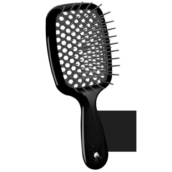 Picture of Wet & Dry Vented Detangling Hair Brush,Midnight-Black