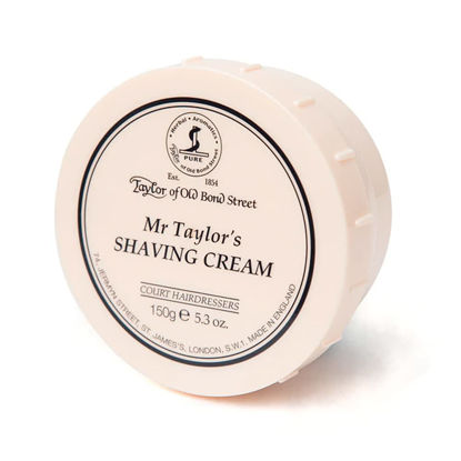 Picture of Taylor of Old Bond Street, Mr. Taylor's Patchouli Shaving Cream for Men, 5.3 Ounce, All Skin Types