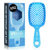 Picture of FHI Heat UNbrush Detangling Brush for Pain-Free Brushing on All Wet or Dry Hair Types - Durable DuoFlex Anti-Static Bristles, Lightweight Handle, Vented Hair Brush, Sapphire Blue