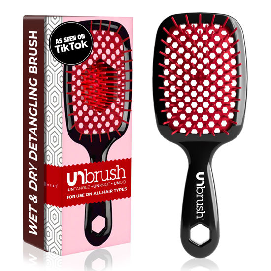 Picture of FHI HEAT Unbrush, Red - Detangling Hair Brush Red