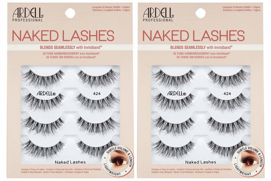 Picture of Ardell Strip Lashes Naked Lashes #424, 4 Pairs x 2-Pack