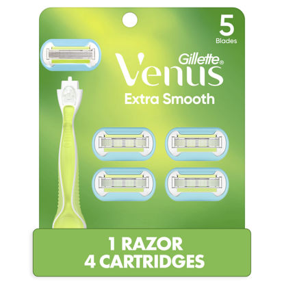 Picture of Venus Extra Smooth Women's Razor Handle + 4 Blade Refills