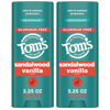 Picture of Tom’s of Maine Sandalwood Vanilla Natural Deodorant for Men and Women, Aluminum Free, 3.25 oz, 2-Pack