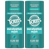 Picture of Tom’s of Maine Eucalyptus Mint Natural Deodorant for Men and Women, Aluminum Free, 3.25 oz, 2-Pack