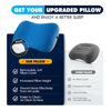 Picture of Hikenture Ultralight Inflatable Washable Pillow with Removable Cover for Neck Lumber Support - Upgrade Backpacking Pillow for Camping, Travel, Hiking, Backpacking (Blue)