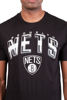 Picture of Ultra Game NBA Brooklyn Nets Mens Arched Plexi Short Sleeve Tee Shirt, Black, XX-Large