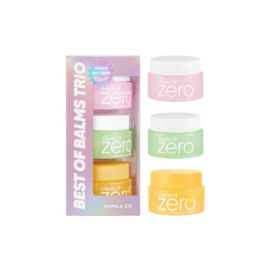 Picture of BANILA CO Clean it Zero Best of Balms Trio: Original, Brightening, Pore Clarifying (Pack of 3 travel sized balms, 25ml each)