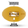 Picture of Nxtrnd One Football Mouth Guard, Strap Included, Fits Adult & Youth (Gold)