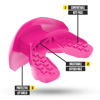 Picture of Nxtrnd One Football Mouth Guard, Strap Included, Fits Adult & Youth (Pink)