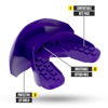 Picture of Nxtrnd One Football Mouth Guard, Strap Included, Fits Adult & Youth (Purple)