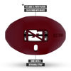 Picture of Nxtrnd One Football Mouth Guard, Strap Included, Fits Adult & Youth (Maroon)