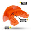 Picture of Nxtrnd One Football Mouth Guard, Strap Included, Fits Adult & Youth (Orange)