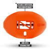 Picture of Nxtrnd One Football Mouth Guard, Strap Included, Fits Adult & Youth (Orange)