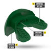 Picture of Nxtrnd One Football Mouth Guard, Strap Included, Fits Adult & Youth (Dark Green)