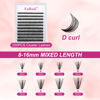 Picture of DIY Lash Extension Kit 200pcs Lash Extension Kit 0.07D 8-16mmMix 40D Lash Clusters Lashes Kit Include Lash Bond And Seal Lash Glue Remover And Applicators At Home Lash Extensions Kit（40D-0.07D-8-16mm)