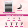 Picture of DIY Lash Extension Kit 240pcs Lash Extension Kit 0.07D 12-18mix 40D Lash Clusters Lashes Kit Include Lash Bond And Seal Lash Glue Remover And Applicators At Home Lash Extensions Kit（40D-0.07D-12-18mm)