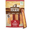 Picture of Natural Farm Odor-Free Thick Bully Sticks (6”, 5-Pack) All-Natural Long-Lasting Dog Chews, 100% Beef Pizzle, Grass-Fed, Grain-Free, Protein for Muscle Development & Energy, Perfect for Medium Chewers