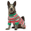 Picture of Fitwarm Dog Christmas Outfit, Dog Pajamas, Dog Winter Clothes for Small Dogs Boy Girl, Pet Ugly Sweater, Cat Costume, Red Green, XL