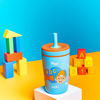 Picture of Zak Designs Blippi Kelso Toddler Cups For Travel or At Home, 12oz Vacuum Insulated Stainless Steel Sippy Cup With Leak-Proof Design is Perfect For Kids (Blippi)