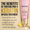 Picture of Pantene Keratin Leave-In Conditioner, Protein Treatment, with Argan Oil, Repairs Split Ends, Protects Hair from Damage, for Dry Damaged Hair, Safe for Color Treated Hair, Formaldehyde Free, 8.4oz