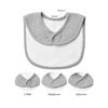 Picture of Konssy Muslin Baby Bibs 8 Pack Baby Bandana Drool Bibs Cotton for Unisex Boys Girls, 8 Solid Colors Set for Teething Drooling