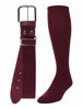 Picture of TCK Baseball/Softball Youth Belt & Socks Combo Set (Maroon, Small)