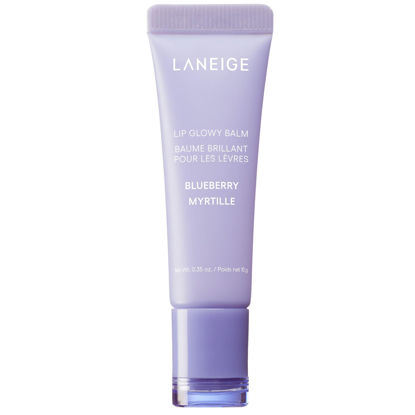 Picture of LANEIGE Lip Glowy Balm Blueberry: Hydrate, Glossy, Lightweight, Moisturize & Tint with Shea Butter