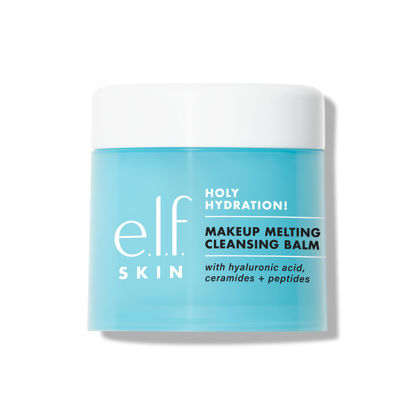 Picture of e.l.f. SKIN Holy Hydration! Makeup Melting Cleansing Balm JUMBO, Face Cleanser & Makeup Remover, Infused with Hyaluronic Acid to Hydrate Skin, 3.5 Oz