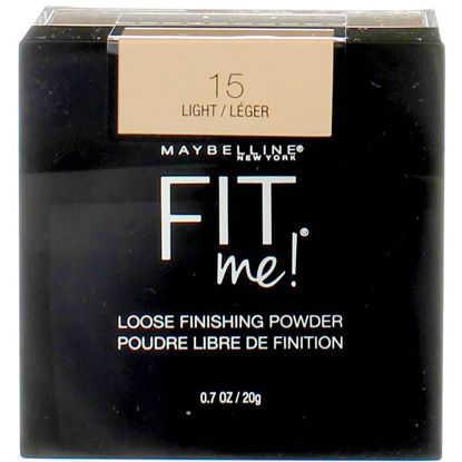 Picture of Maybelline Fit Me Loose Finishing Powder, 15 Light, 0.7 oz (Pack of 2)