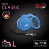 Picture of FLEXI New Classic Retractable Dog Leash (Tape), 16 ft, Large, Blue