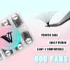 Picture of VAVALASH 600 Fans Premade Fans Eyelash Extensions 5D 6D 7D 8D 10D 12D 14D 16D 24D Premade Lash Fans 8-15mm Mixed Length Promade Loose Fans Thin Base Premade Volume Lash Extension(24D-0.05-D-8-15mm)