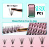 Picture of VAVALASH DIY Lash Extension Kit Individual Cluster Lashes Kit with 120 PCS 8-16mm Mix Lash Clusters Lash Bond and Seal, Lash Remover, Lash Applicator for DIY Eyelash Extensions at Home（Kit-20D）