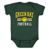 Picture of Xtreme Apparrel Green Bay Football Retro Team Kid's Fan Onesie (Forest Green Onesie, 24M)