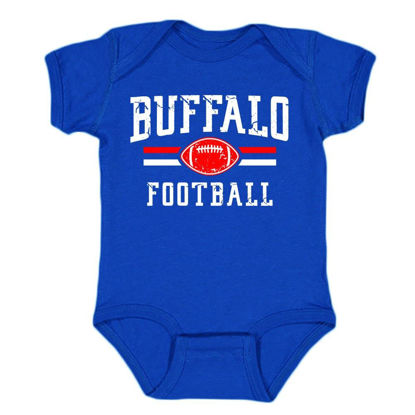 Picture of Buffalo Football Retro Team Kid's Fan Onesie (Royal Onesie, 12M)