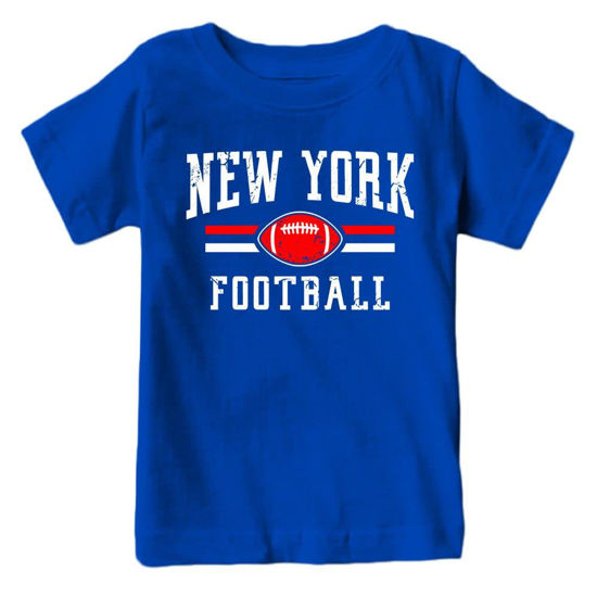 Picture of New York Football Retro Team Kid's Fan T-Shirt (Royal Shirt, 4T)