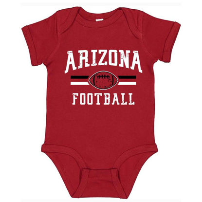 Picture of Arizona Football Retro Team Kid's Fan Onesie (Cardinal Onesie, 6M)