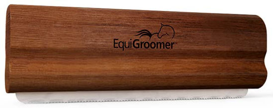 Picture of EasyGroomer Deshedding Brush for Dogs Cats| Natural Mahogany | Undercoat Tool for Large and Small Pets | Comb Removes Loose Dirt, Hair and Fur While | Perfect for Short and Long Hair Grooming Shedding