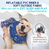 Picture of Supet Inflatable Dog Cone Collar Alternative after Surgery, Dog Neck Donut Collar Recovery E Collar, Soft Dog Cone for Small Medium Large Dogs