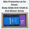 Picture of Body Glide Body & Foot Glide Gift Set | Complete Skin Protection for Sports, Play & Everyday | 1.5oz Body Anti Chafing Stick & 0.8oz Foot Glide Blister Prevention Stick